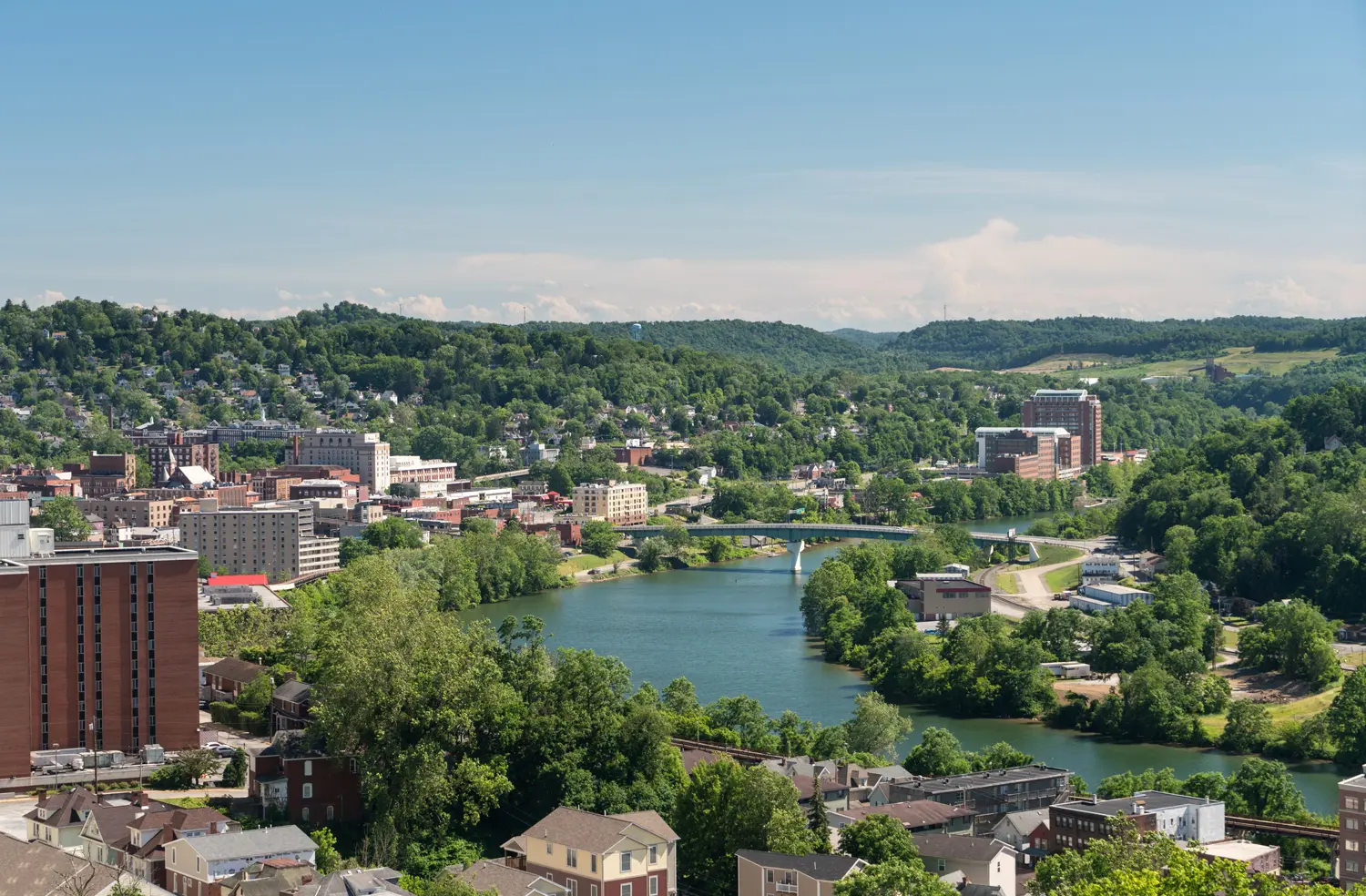 Riverine town in Western Virginia